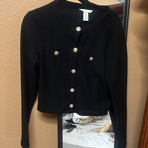 H and m size medium cropped top